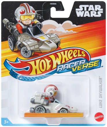 Легковая Hot Wheels Коллекционная машинка RacerVerse - Luke Skywalker HKB86/HKC07, пластик, мультиколор