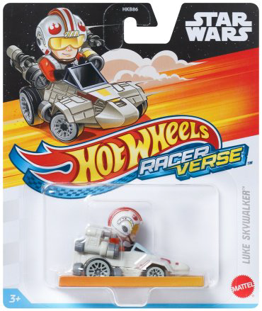 Легковая Hot Wheels Коллекционная машинка RacerVerse - Luke Skywalker HKB86/HKC07, пластик, мультиколор купить,NaN