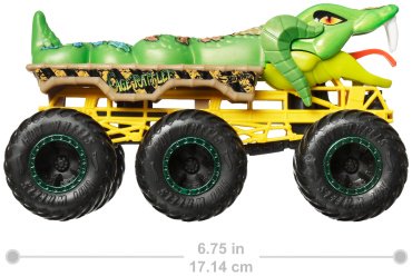Внедорожник Hot Wheels Big Rig - Cage Rattler HWN86/HWN92, пластик, металл, мультиколор