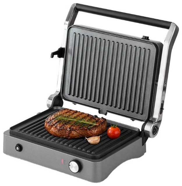 Гриль REDMOND SteakMaster GM308 серебристый купить,NaN