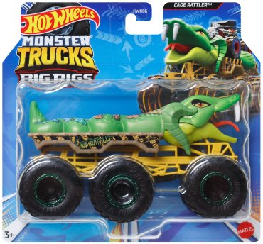 Внедорожник Hot Wheels Big Rig - Cage Rattler HWN86/HWN92, пластик, металл, мультиколор