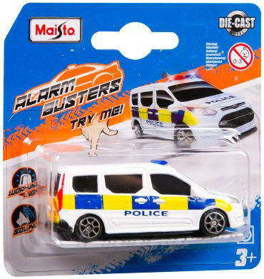 Maisto Alarm Busters - Ford Transit Police 85033/2, металл, мультиколор купить,NaN