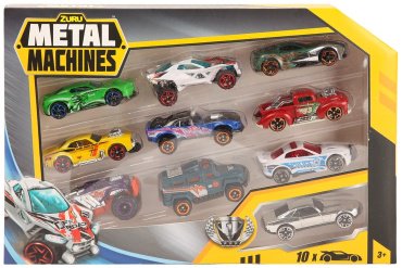 Metal Machines: Набор из 10 машинок купить,NaN