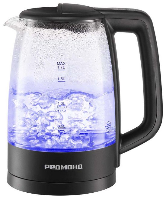 Электрочайник REDMOND KG270 черный, прозрачный купить,24990