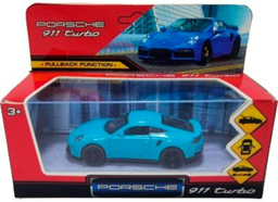 Легковая Технопарк Porshe 911 Turbo 2208C0360-R2, металл, голубой