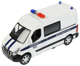Технопарк Renault Master, металл, белый