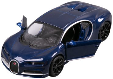 BBurago Bugatti Chiron 18-43060, металл, пластик, синий купить,NaN
