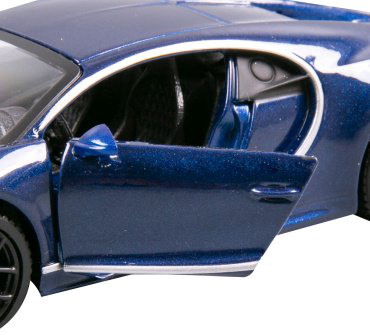 BBurago Bugatti Chiron 18-43060, металл, пластик, синий купить,NaN