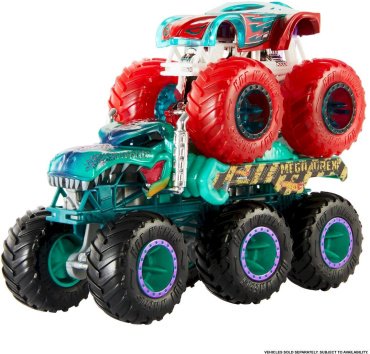Hot Wheels Mega-Wrex HWN86/HWN87, пластик, зеленый купить,NaN