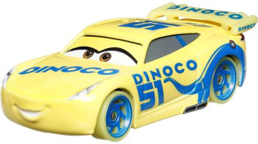 Cars Dinoco Cruz Ramirez HPG76/HPG81, металл, синий, желтый купить,NaN