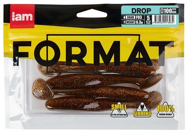 Мягкая приманка IAM DR100-F03 5 шт 100 мм F03 купить,1770