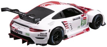 BBurago Porsche 911 RSR LM 2020 18-28016, металл, пластик, белый