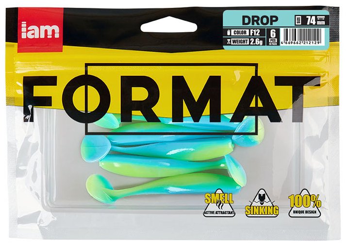 Мягкая приманка FORMAT DR074-F12 6 шт купить,1500