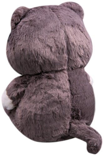 Мягкая игрушка BULU-XIONG Котик, высота 35 см, серый купить,NaN