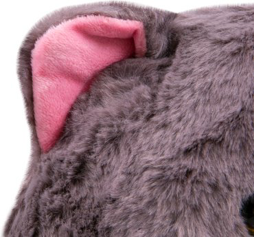 Мягкая игрушка BULU-XIONG Котик, высота 35 см, серый купить,NaN