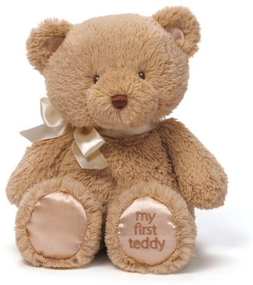Мягкая игрушка Gund МОЙ ПЕРВЫЙ MЕДВЕЖОНОК, высота 38 см, бежевый