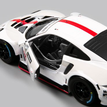 BBurago Porsche 911 RSR GT, металл, белый купить,NaN