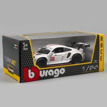 BBurago Porsche 911 RSR GT, металл, белый купить,NaN