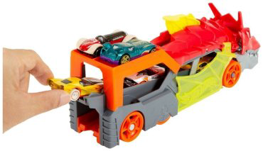 Hot Wheels Автовоз Дракон, пластик, мультиколор