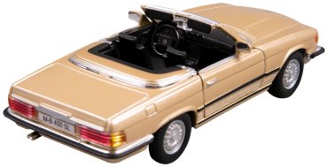 BBurago Mercedes-Benz 450 SL '77 18-43056, металл, пластик, бежевый купить,NaN