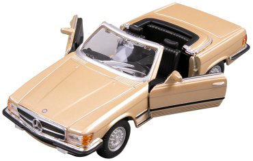 BBurago Mercedes-Benz 450 SL '77 18-43056, металл, пластик, бежевый купить,NaN