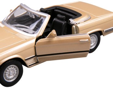 BBurago Mercedes-Benz 450 SL '77 18-43056, металл, пластик, бежевый купить,NaN