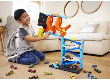 Hot Wheels Трансформируемая гоночная башня HKX430, пластик, мультиколор купить,NaN