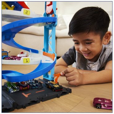 Hot Wheels Трансформируемая гоночная башня HKX430, пластик, мультиколор купить,NaN
