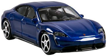 BBurago Porsche Taycan Turbo S 18-30001/18-30433, металл, синий