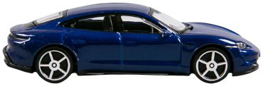 BBurago Porsche Taycan Turbo S 18-30001/18-30433, металл, синий