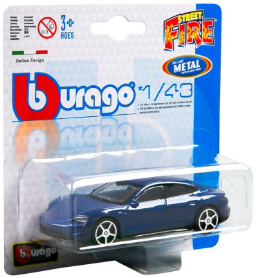 BBurago Porsche Taycan Turbo S 18-30001/18-30433, металл, синий купить,NaN