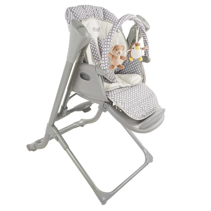 Стульчик для кормления Pituso Avila 2в1 Grey-White серо-белый купить,NaN