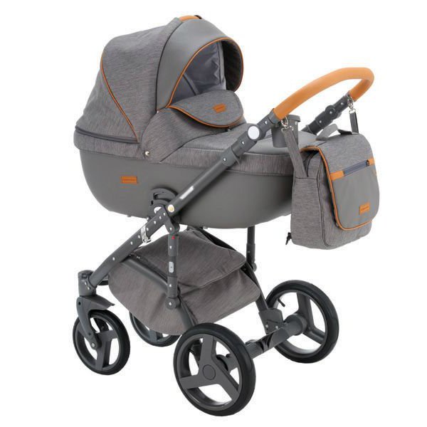 Коляска Adamex 3в1 Massimo v2 серая купить,NaN
