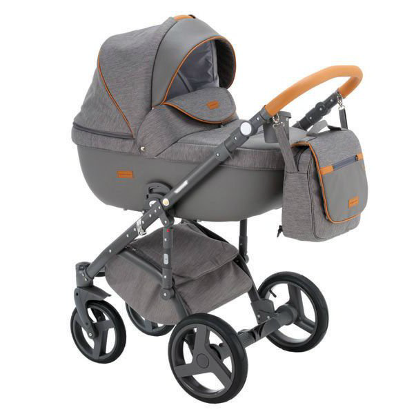 Коляска Adamex 3в1 Massimo v2 серая купить,NaN