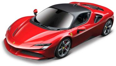 BBurago Ferrari SF90 Stradale, металл, красный купить,NaN