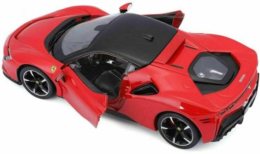 BBurago Ferrari SF90 Stradale, металл, красный купить,NaN