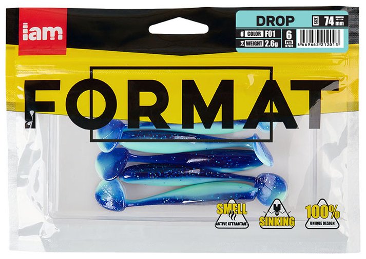 Мягкая приманка FORMAT DR074-F01 6 шт купить,1500