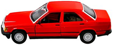 BBurago Mercedes-Benz 190E '87 18-21103 RD, металл, красный купить,NaN
