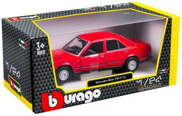 BBurago Mercedes-Benz 190E '87 18-21103 RD, металл, красный купить,NaN