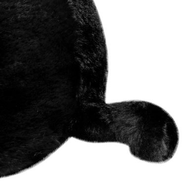 Мягкая игрушка BULU-XIONG Котик, высота 35 см, черный купить,NaN