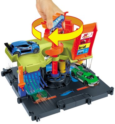 Hot Wheels Городская Экспресс-мойка HDR270, пластик, металл, мультиколор купить,NaN