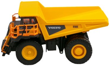 BBurago Volvo R100E Rigid Hauler 18-32089, металл, желтый