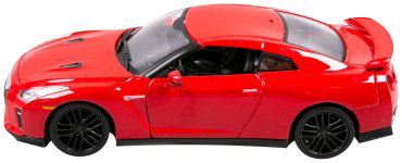 BBurago Nissan GT-R '17 18-21082 RD, металл, пластик, красный купить,NaN