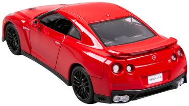 BBurago Nissan GT-R '17 18-21082 RD, металл, пластик, красный