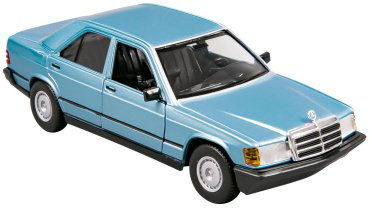 BBurago Mercedes-Benz 190E '87 18-21103 BU, металл, голубой купить,NaN