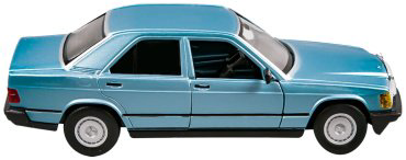 BBurago Mercedes-Benz 190E '87 18-21103 BU, металл, голубой купить,NaN