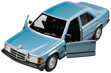 BBurago Mercedes-Benz 190E '87 18-21103 BU, металл, голубой купить,NaN