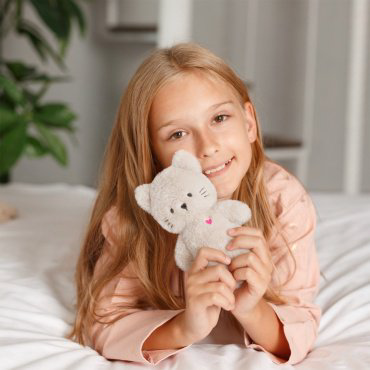 Мягкая игрушка Мякиши Кошечка Саманта, высота 17 см, мультиколор купить,NaN