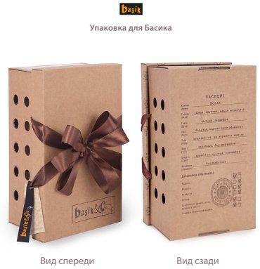 Мягкая игрушка Basik&Co Басик в клетчатом плаще, высота 19 см, мультиколор купить,NaN