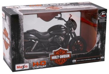 Maisto Harley-Davidson Street 750, металл, черный